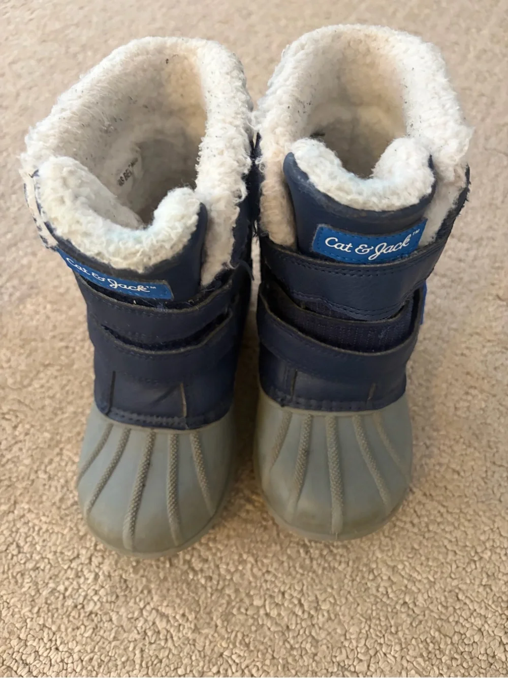 Cat & Jack Insulated Snow Boots – Blue/Gray – Size C10